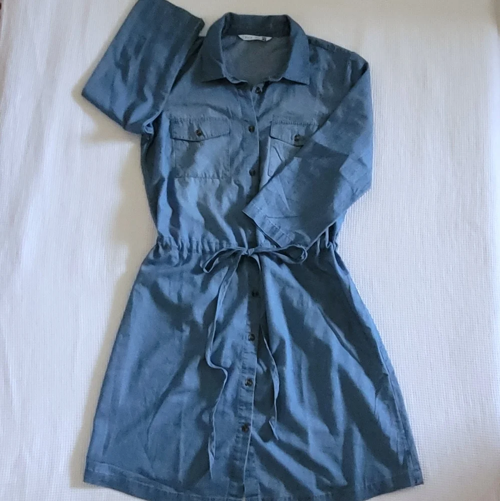 โจ๏ธHP 2Xโจ๏ธ G. Kale Button Down Lightweight Dress๐ - NWOT - Picture 1 of 15